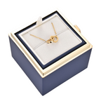 Gold with Sapphire Blue Box