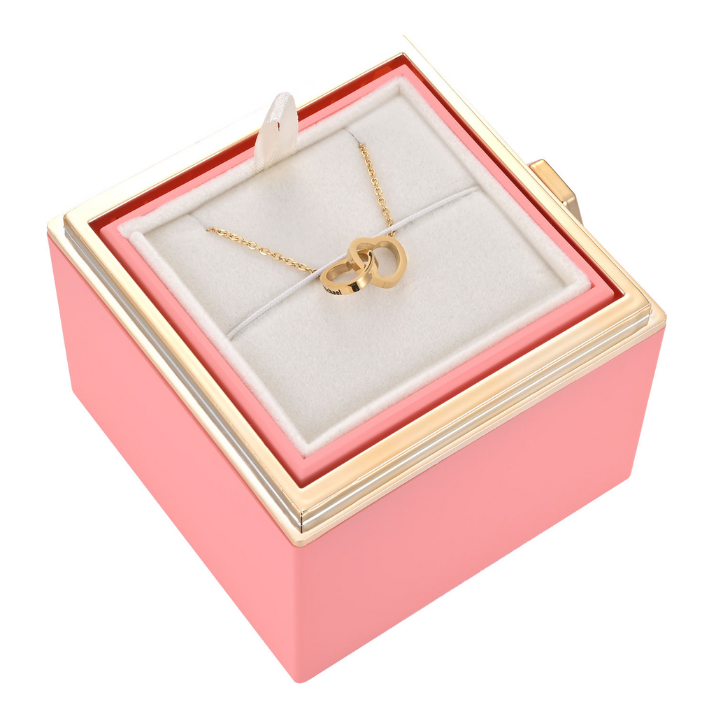 Gold with Pink Box